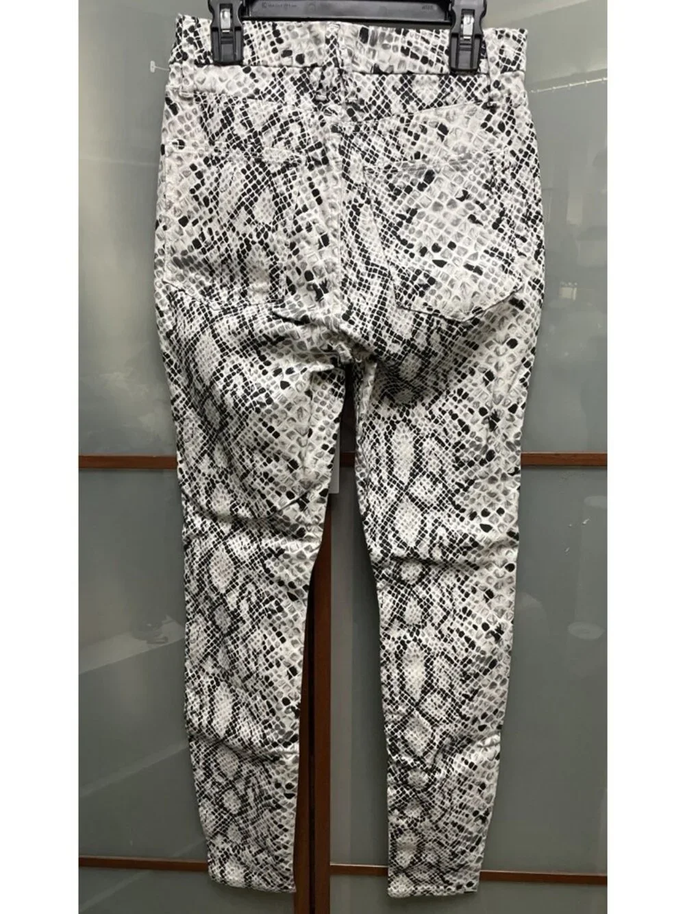Good American Women’s Size 28 Animal Snake Print Skinny High Waist Denim Jeans